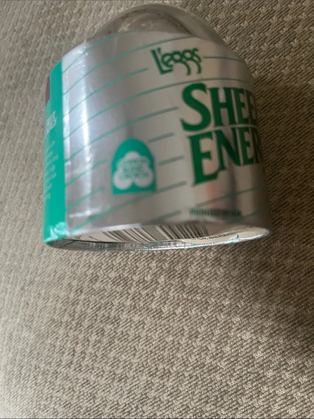 Vintage L’eggs Sheer Energy Pantyhose new in Packaging size B grey